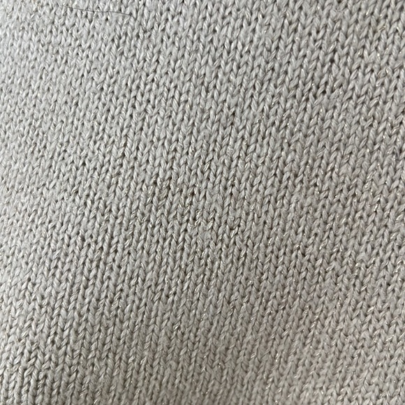 Merona, tan with gold flecks, tunic sweater, size Medium - Picture 3 of 4